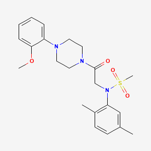 N-(2,5-dimethylphenyl)-N-{2-[4-(2-methoxyphenyl)piperazin-1-yl]-2-oxoethyl}methanesulfonamide