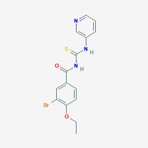 3-bromo-4-ethoxy-N-(pyridin-3-ylcarbamothioyl)benzamide