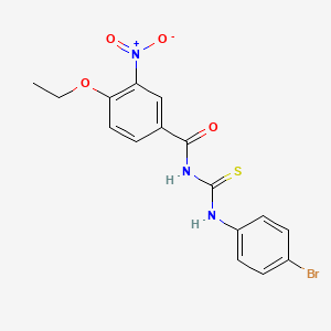 N-[(4-bromophenyl)carbamothioyl]-4-ethoxy-3-nitrobenzamide