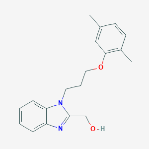 {1-[3-(2,5-dimethylphenoxy)propyl]-1H-benzimidazol-2-yl}methanol