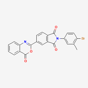 2-(4-bromo-3-methylphenyl)-5-(4-oxo-4H-3,1-benzoxazin-2-yl)-1H-isoindole-1,3(2H)-dione