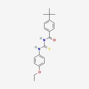 4-tert-butyl-N-[(4-ethoxyphenyl)carbamothioyl]benzamide