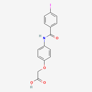 {4-[(4-iodobenzoyl)amino]phenoxy}acetic acid