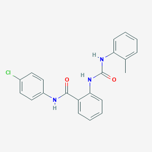 N~1~-(4-CHLOROPHENYL)-2-[(2-TOLUIDINOCARBONYL)AMINO]BENZAMIDE