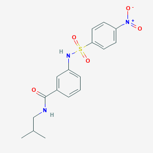 N-isobutyl-3-{[(4-nitrophenyl)sulfonyl]amino}benzamide