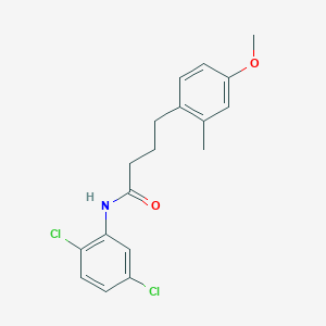 N-(2,5-dichlorophenyl)-4-(4-methoxy-2-methylphenyl)butanamide