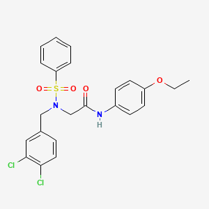 N~2~-(3,4-dichlorobenzyl)-N-(4-ethoxyphenyl)-N~2~-(phenylsulfonyl)glycinamide