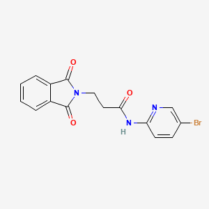 N-(5-bromopyridin-2-yl)-3-(1,3-dioxoisoindol-2-yl)propanamide