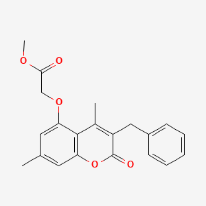 methyl [(3-benzyl-4,7-dimethyl-2-oxo-2H-chromen-5-yl)oxy]acetate