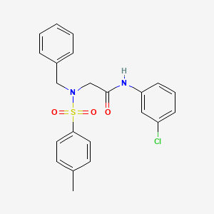 N~2~-benzyl-N-(3-chlorophenyl)-N~2~-[(4-methylphenyl)sulfonyl]glycinamide