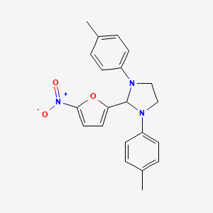 1,3-Bis(4-methylphenyl)-2-(5-nitrofuran-2-yl)imidazolidine