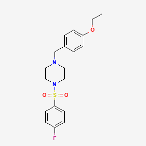 1-(4-ethoxybenzyl)-4-[(4-fluorophenyl)sulfonyl]piperazine