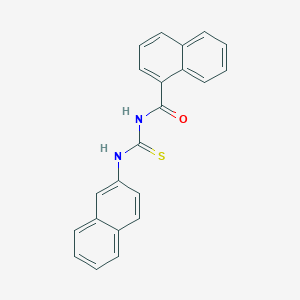 N-(naphthalen-2-ylcarbamothioyl)naphthalene-1-carboxamide