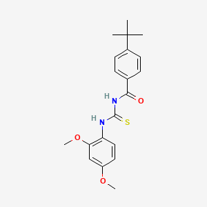 4-tert-butyl-N-{[(2,4-dimethoxyphenyl)amino]carbonothioyl}benzamide