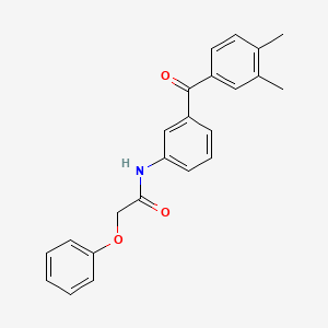 N-[3-(3,4-dimethylbenzoyl)phenyl]-2-phenoxyacetamide