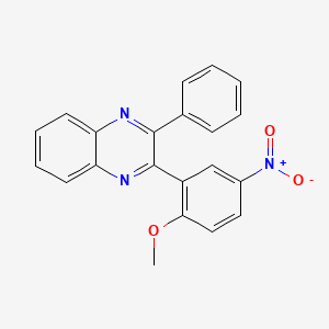 2-(2-methoxy-5-nitrophenyl)-3-phenylquinoxaline