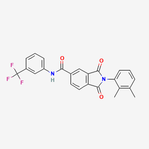 2-(2,3-dimethylphenyl)-1,3-dioxo-N-[3-(trifluoromethyl)phenyl]-5-isoindolinecarboxamide