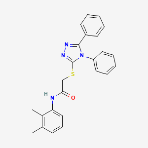 Acetamide, N-(2,3-dimethylphenyl)-2-[(4,5-diphenyl-4H-1,2,4-triazol-3-yl)thio]-