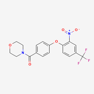 4-{4-[2-nitro-4-(trifluoromethyl)phenoxy]benzoyl}morpholine