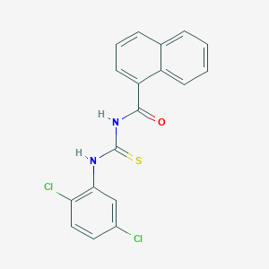 N-[(2,5-dichlorophenyl)carbamothioyl]naphthalene-1-carboxamide