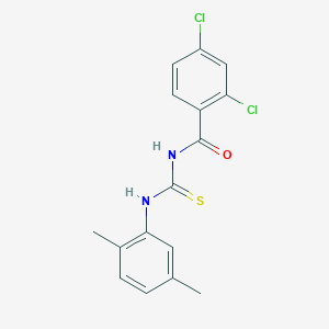 2,4-dichloro-N-[(2,5-dimethylphenyl)carbamothioyl]benzamide