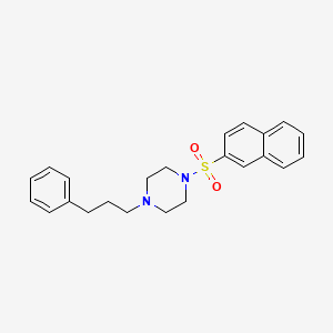 1-(2-naphthylsulfonyl)-4-(3-phenylpropyl)piperazine