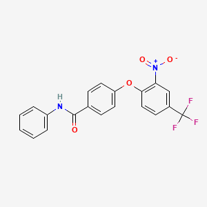 4-[2-nitro-4-(trifluoromethyl)phenoxy]-N-phenylbenzamide