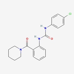 1-(4-Chlorophenyl)-3-[2-(piperidine-1-carbonyl)phenyl]urea