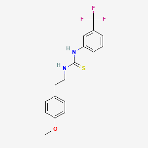 1-[2-(4-Methoxyphenyl)ethyl]-3-[3-(trifluoromethyl)phenyl]thiourea