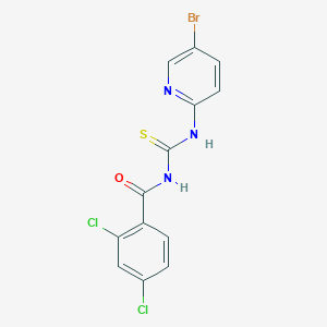 N-[(5-bromopyridin-2-yl)carbamothioyl]-2,4-dichlorobenzamide