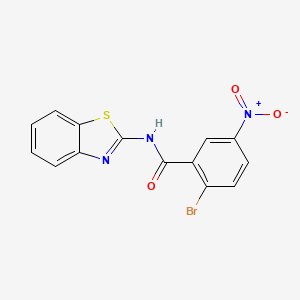 N-(1,3-benzothiazol-2-yl)-2-bromo-5-nitrobenzamide