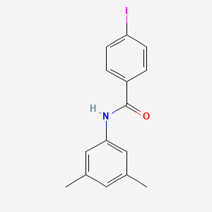 molecular formula C15H14INO B3682968 N-(3,5-dimethylphenyl)-4-iodobenzamide 