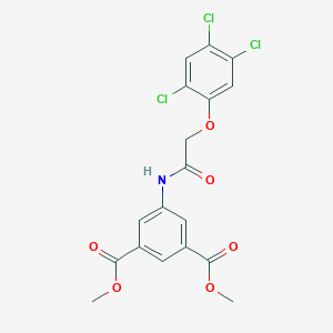 Dimethyl 5-[[2-(2,4,5-trichlorophenoxy)acetyl]amino]benzene-1,3-dicarboxylate