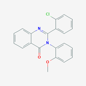 2-(2-chlorophenyl)-3-(2-methoxyphenyl)-4(3H)-quinazolinone