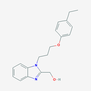 {1-[3-(4-ethylphenoxy)propyl]-1H-benzimidazol-2-yl}methanol