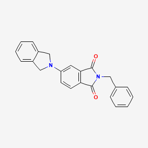 molecular formula C23H18N2O2 B3683290 2'-benzyl-1,3-dihydro-1'H-2,5'-biisoindole-1',3'(2'H)-dione 