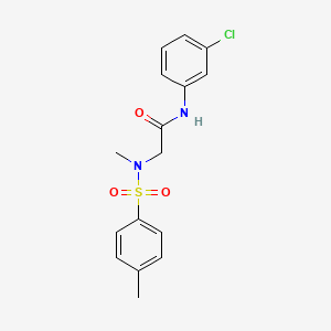 N-(3-chlorophenyl)-N~2~-methyl-N~2~-[(4-methylphenyl)sulfonyl]glycinamide