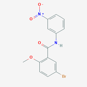 5-bromo-2-methoxy-N-(3-nitrophenyl)benzamide