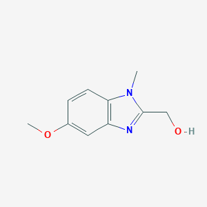 molecular formula C10H12N2O2 B368347 5-methoxy-1-methyl-1H-Benzimidazole-2-methanol CAS No. 68426-83-5