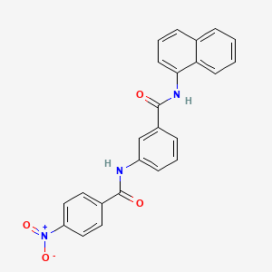 N-1-naphthyl-3-[(4-nitrobenzoyl)amino]benzamide