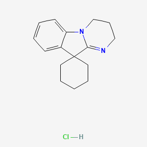 spiro[3,4-dihydro-2H-pyrimido[1,2-a]indole-10,1'-cyclohexane];hydrochloride