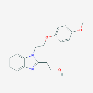 2-{1-[2-(4-methoxyphenoxy)ethyl]-1H-benzimidazol-2-yl}ethanol