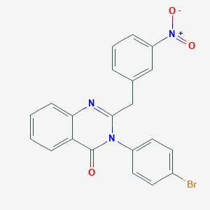 3-(4-bromophenyl)-2-(3-nitrobenzyl)-4(3H)-quinazolinone