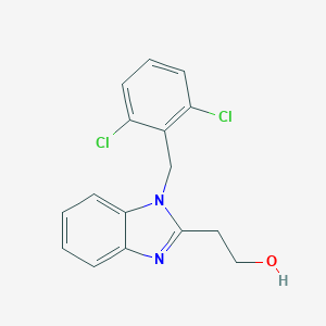 molecular formula C16H14Cl2N2O B368416 2-[1-(2,6-dichlorobenzyl)-1H-benzimidazol-2-yl]ethanol CAS No. 941479-00-1