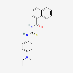 N-{[4-(diethylamino)phenyl]carbamothioyl}naphthalene-1-carboxamide