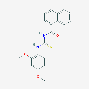 N-[(2,4-dimethoxyphenyl)carbamothioyl]naphthalene-1-carboxamide