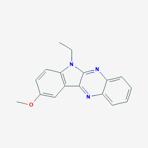 molecular formula C17H15N3O B368449 6-Ethyl-9-methoxy-6H-indolo[2,3-b]quinoxaline CAS No. 697237-35-7