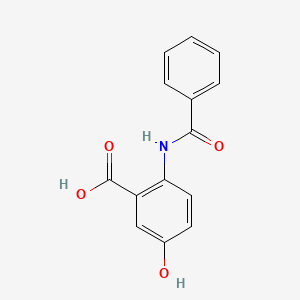 2-(benzoylamino)-5-hydroxybenzoic acid