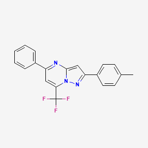 2-(4-methylphenyl)-5-phenyl-7-(trifluoromethyl)pyrazolo[1,5-a]pyrimidine