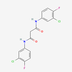 N,N'-bis(3-chloro-4-fluorophenyl)propanediamide